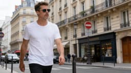T-shirt blanc homme : 5 looks faciles validés par les stars