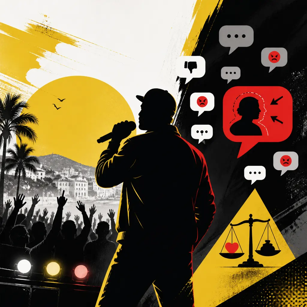 Illustration editoriale pour Colonel Reyel de retour à la Kermesse de La Seyne-sur-Mer, visé par des commentaires violents sur son apparence