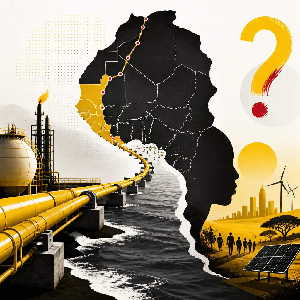 Illustration editoriale pour Nigeria-Maroc : L’Afrique a-t-elle vraiment besoin de gaz ?