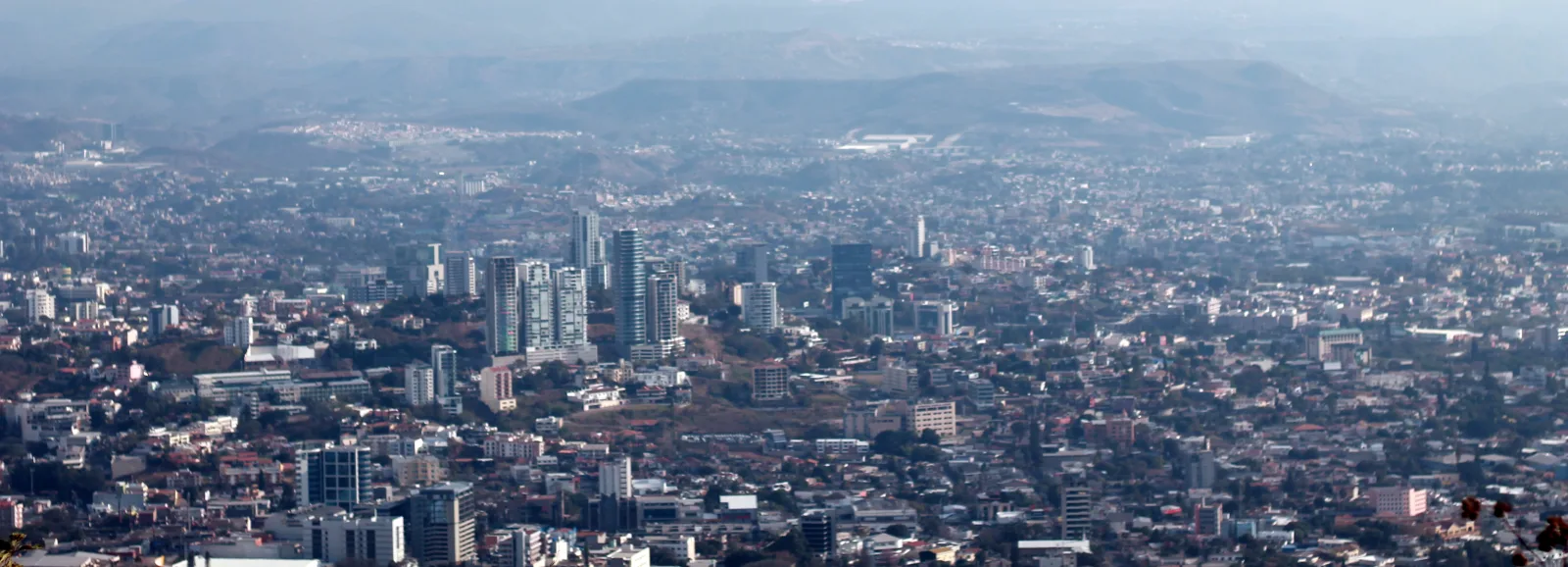 Vue panoramique de Tegucigalpa, capitale du Honduras