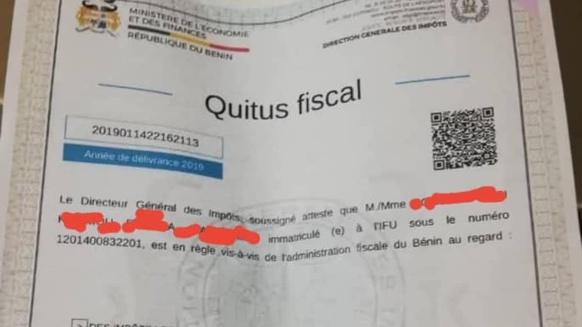Tax clearance: the DGI grants a request from the Les Démocrates party