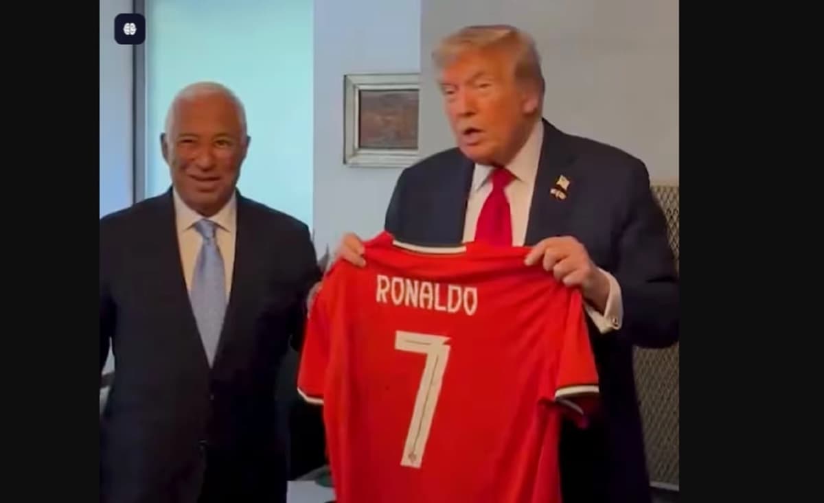 “A man capable of changing the world,” Cristiano Ronaldo hails Donald Trump.