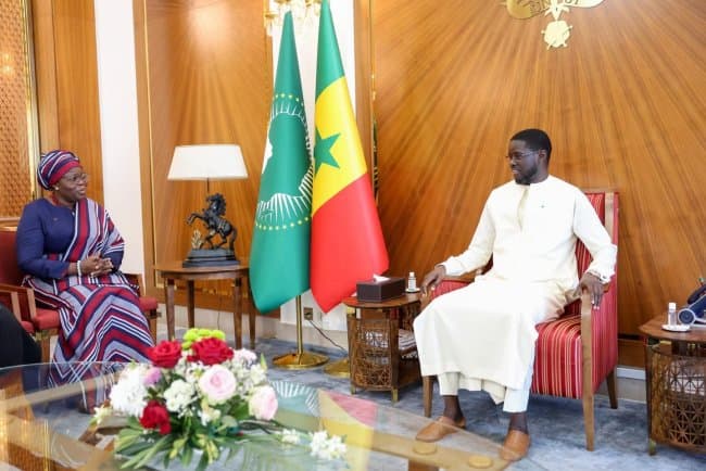 Diplomacy: meeting between Diomaye Faye and Mariam Chabi Talata in Dakar