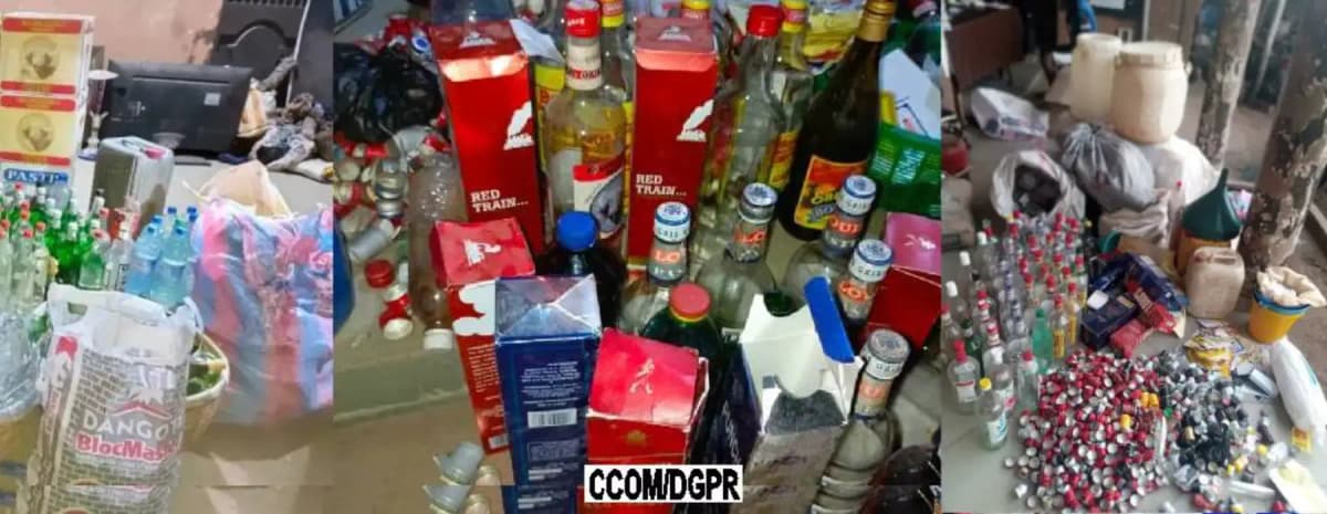 Benin: a network for manufacturing adulterated alcoholic beverages dismantled by police in Pahou.