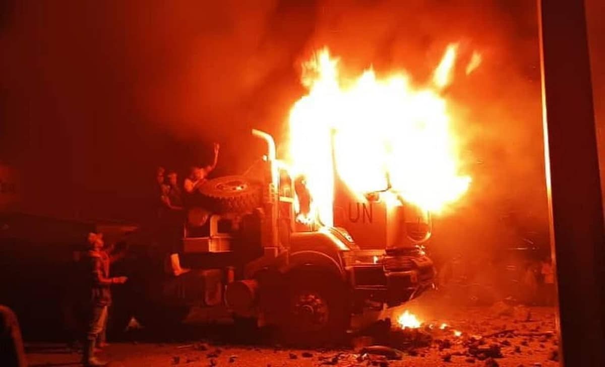 Benin: a Tolègba fetish ravaged by a fire in Cocotomè