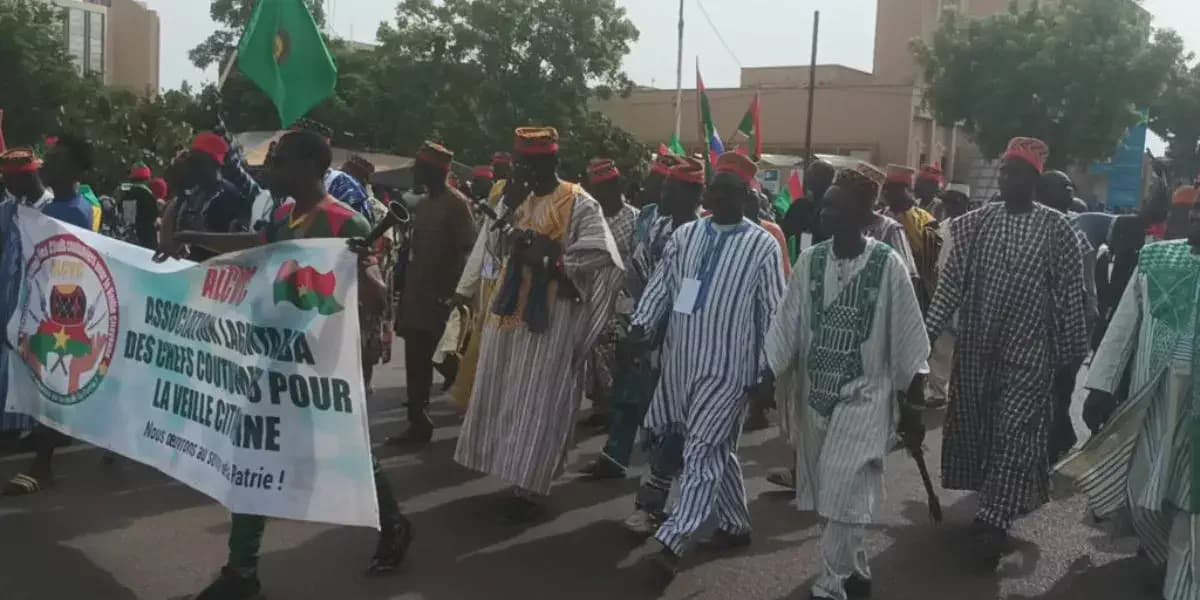 Burkina Faso: demonstrations in Ouagadougou in support of President Ibrahim Traoré