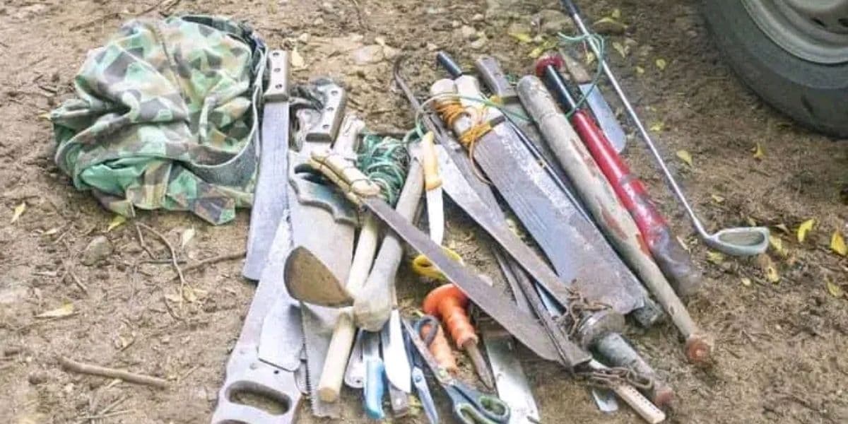 Benin: weapons and military equipment found at a man’s home in Djougou