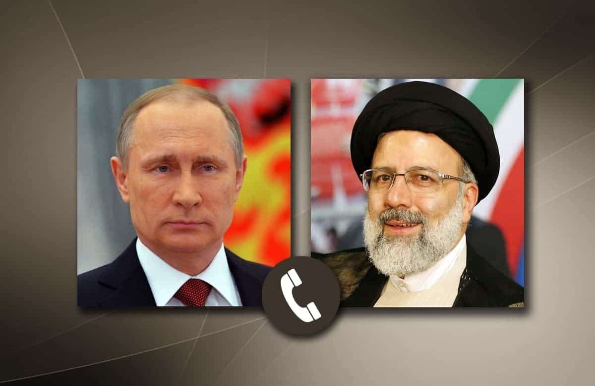 Russie-Iran: échange téléphonique entre Vladimir Poutine et Sayyid Ebrahim Raisi