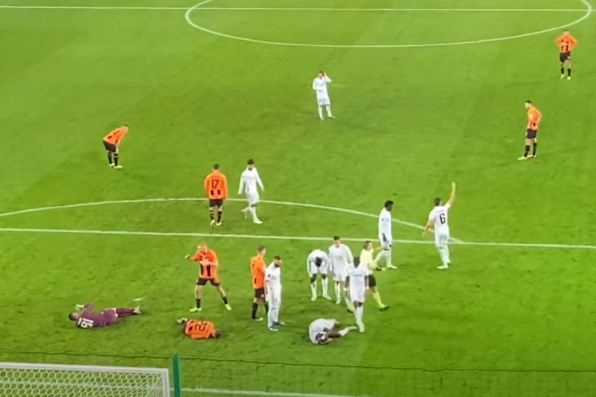 Real Madrid: des nouvelles de Rà¼diger, en sang après son but égalisateur contre le Shakthar