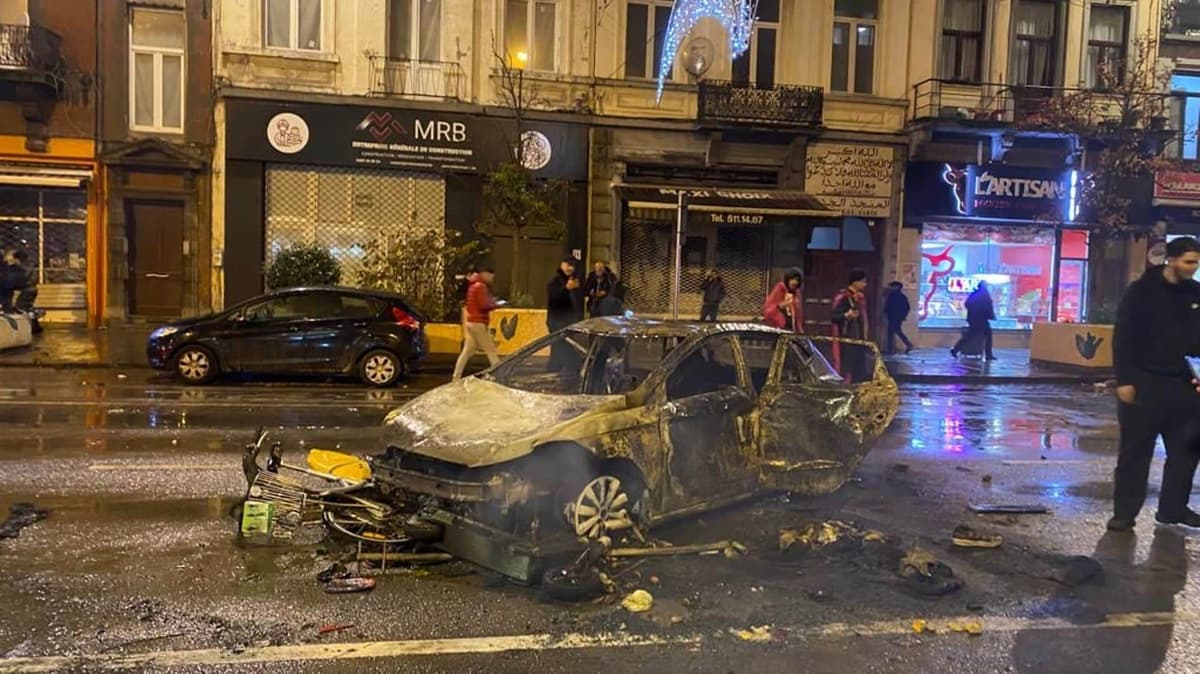 Mondial 2022: des scènes de violences à Bruxelles après la victoire du Maroc contre la Belgique