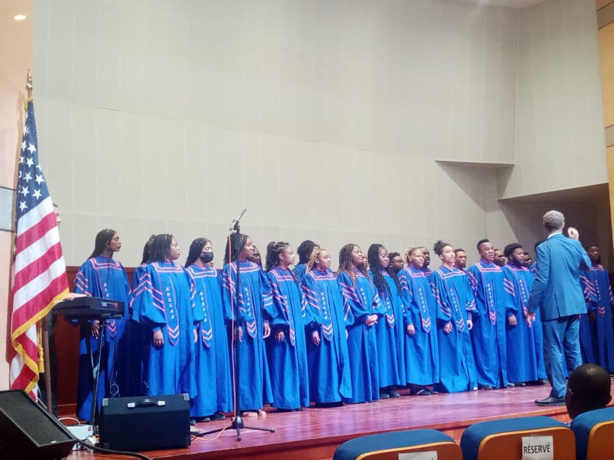 Bénin: belle prestation de Morgan State University Choir à Cotonou