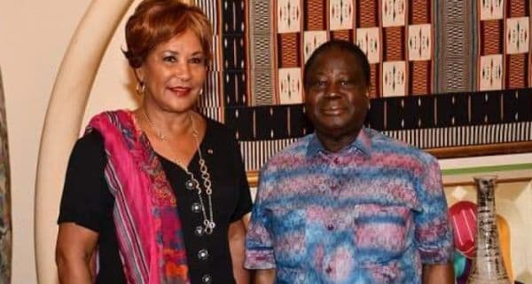 Décès d’Henri Konan Bédié: Danièle Boni-Claverie inconsolable