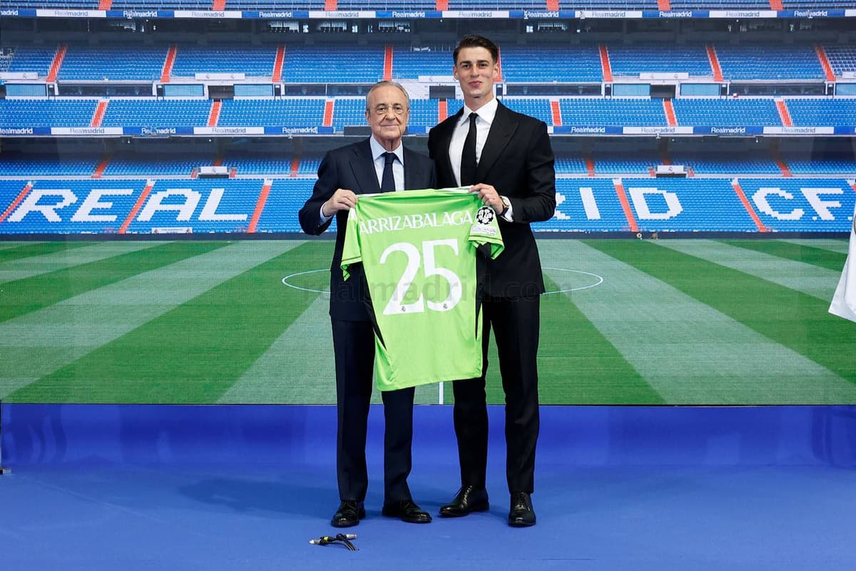 Kepa: « Je suis très fier d’être au Real Madrid »