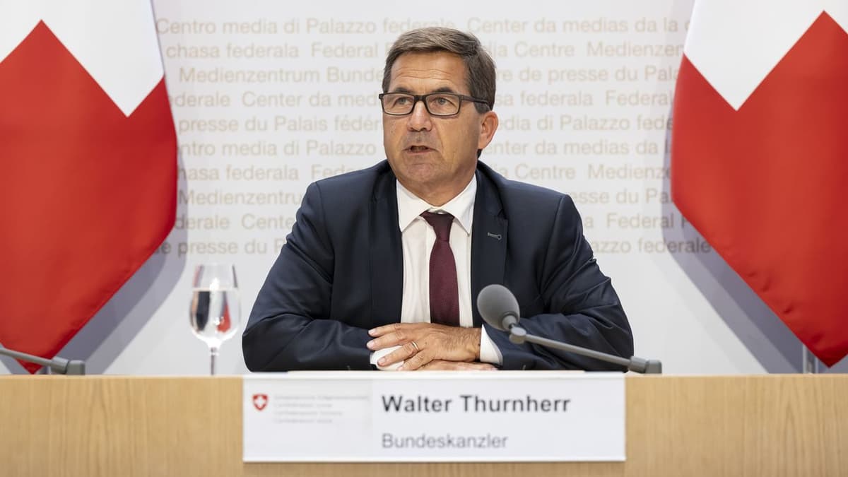 Suisse: démission du Chancelier de la confédération Walter Thurnherr