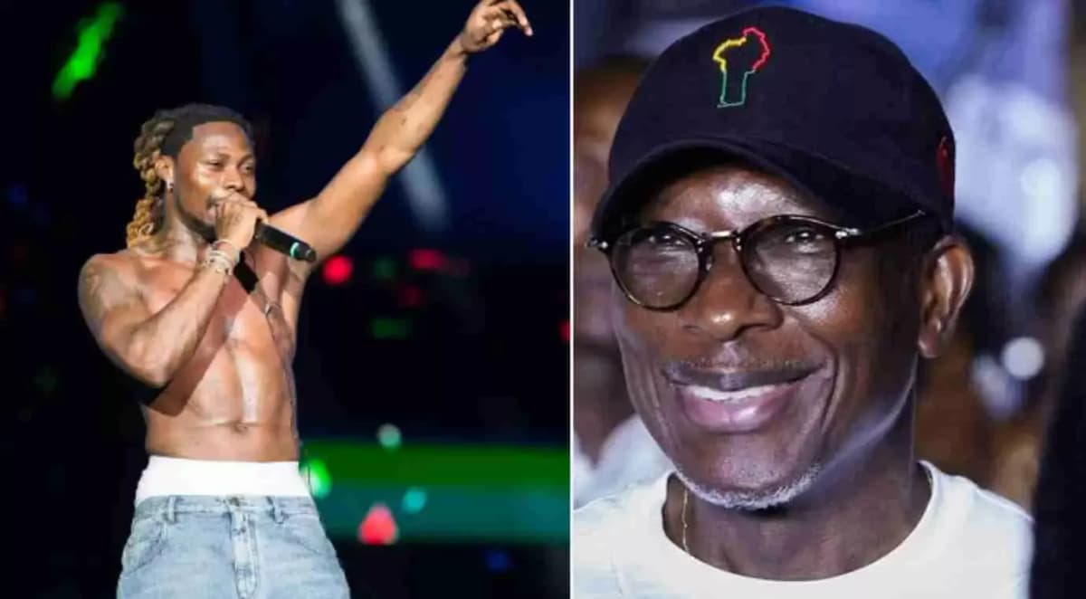 We Love Eya 2023: le chanteur nigerian Asake échange avec Patrice Talon (vidéo)