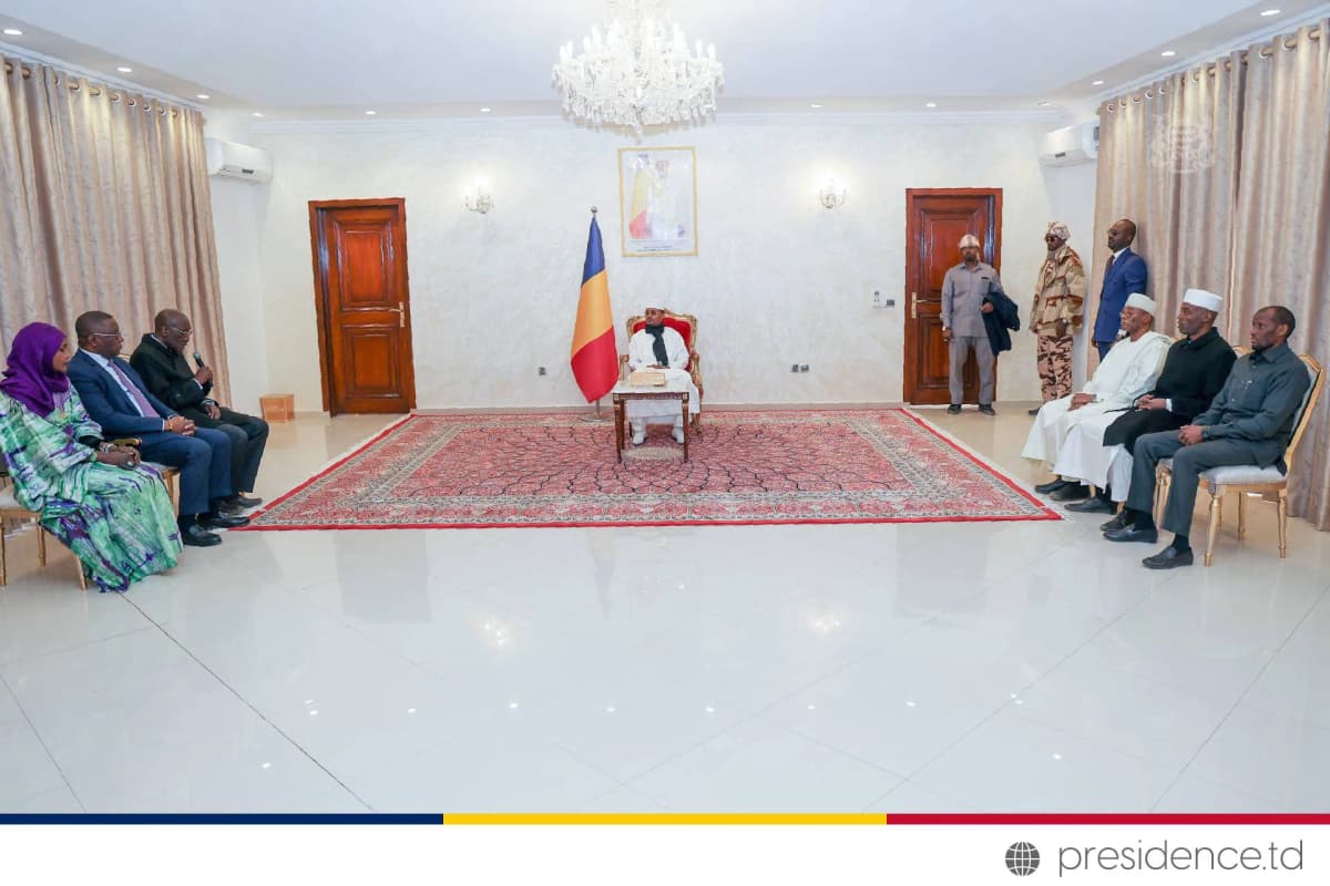 Tchad – Conseil Constitutionnel: l’équipe élue reçue par le président Mahamat
