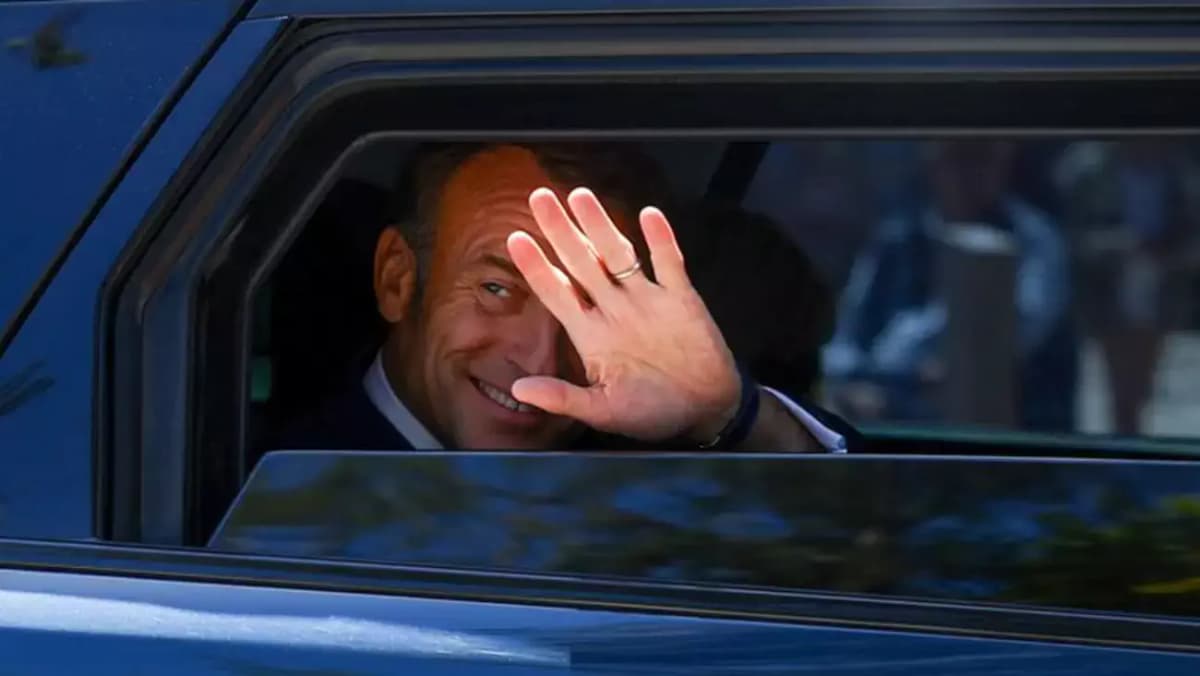 Le président français Emmanuel Macron