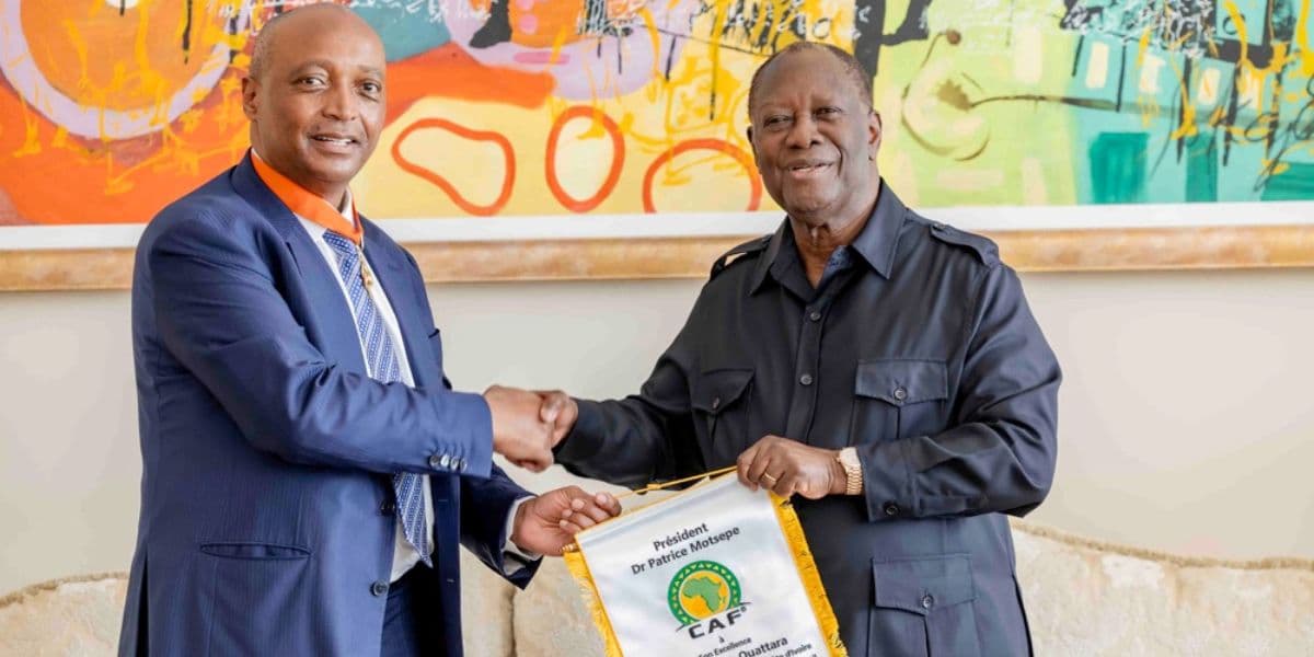 Côte d’Ivoire – Entretien entre Alassane Ouattara et Patrice Motsepe : ce qu’il faut savoir