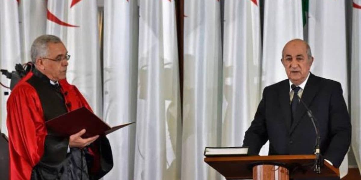 Algérie : le président Abdelmadjid Tebboune prête serment
