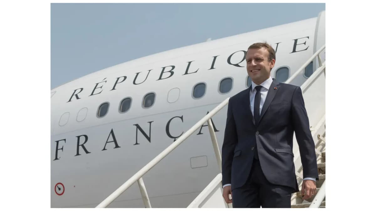 Le président Français Emmanuel Macron