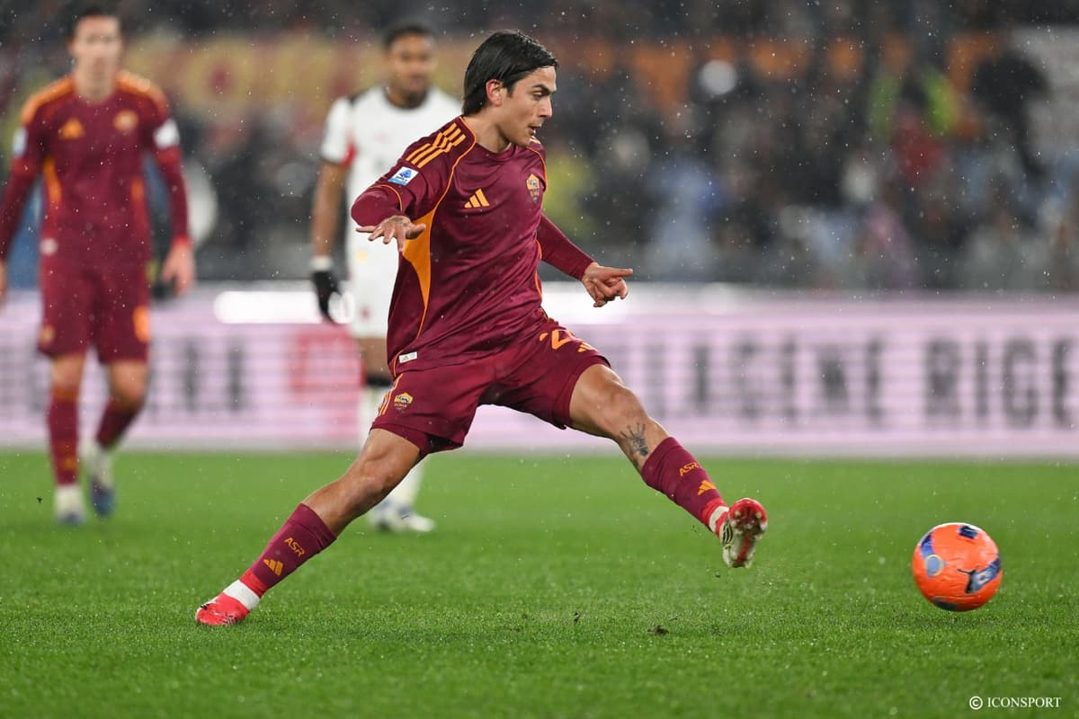 Paulo Dybala incertain pour deux semaines avec l’AS Roma
