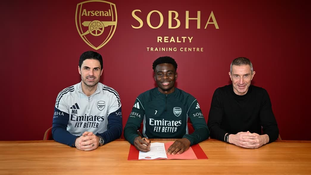 Bukayo Saka devient le joueur le mieux payé d’Arsenal après son nouveau contrat