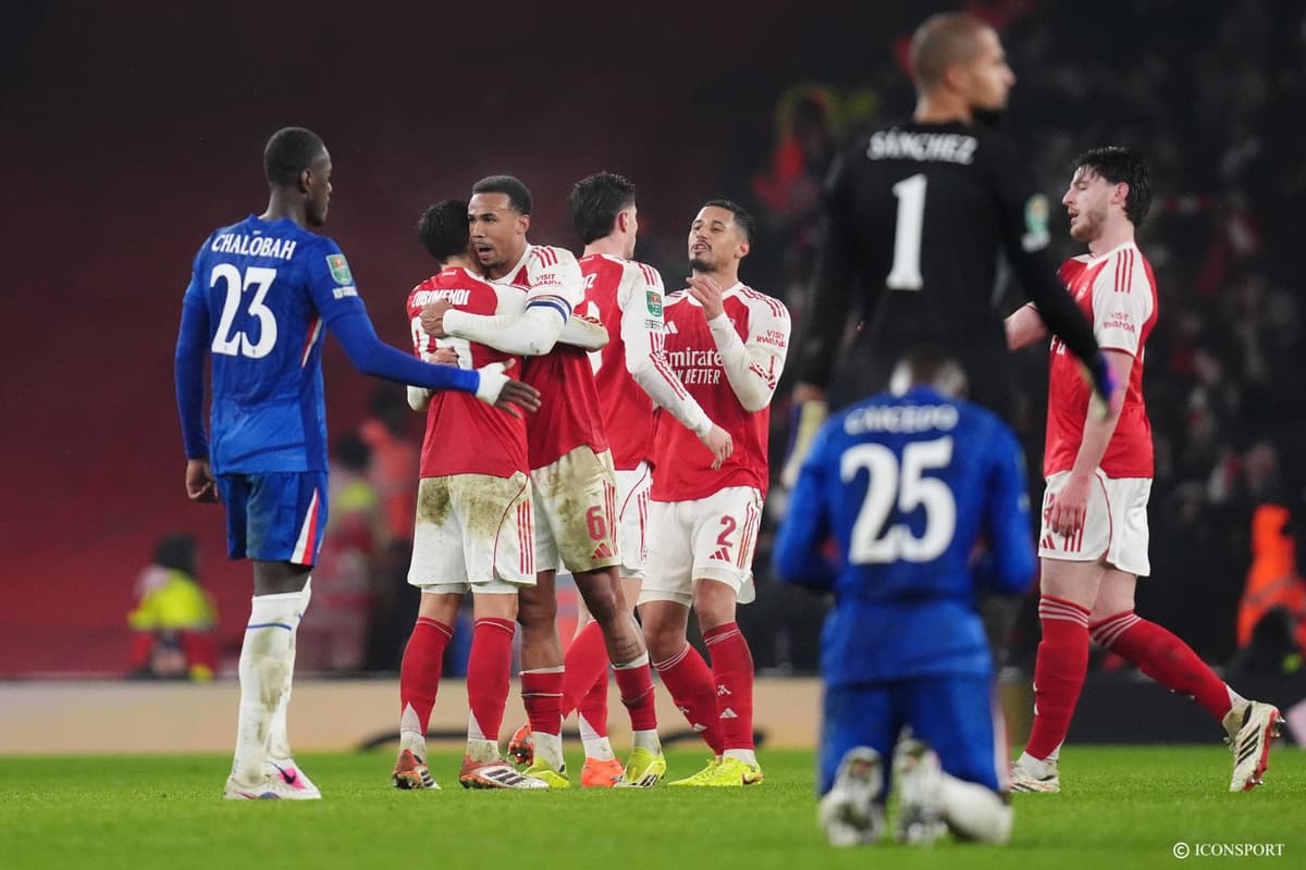 Arsenal rejoint Chelsea en finale de la Carabao Cup