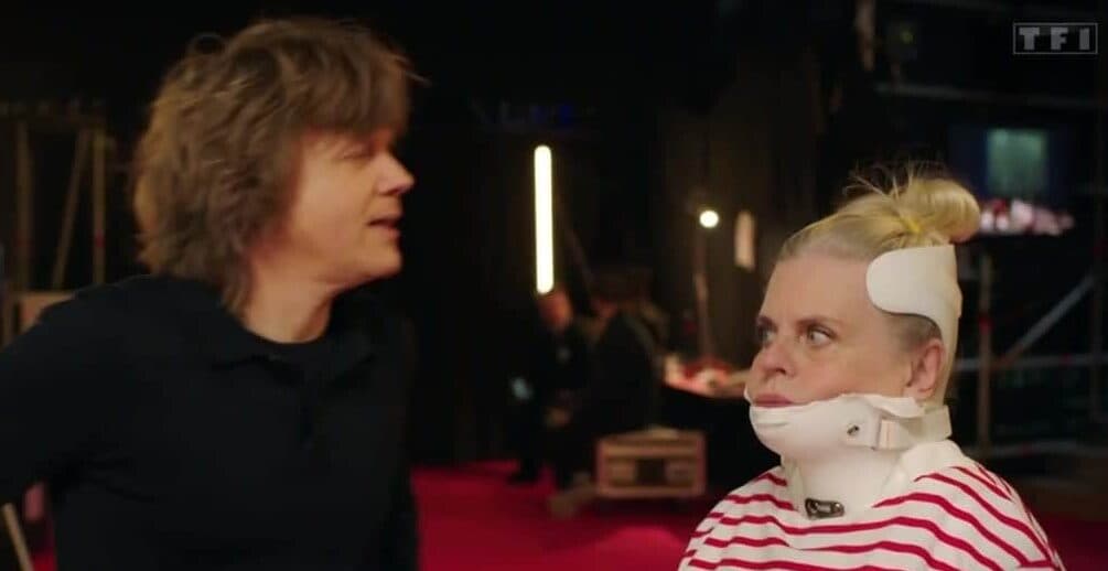 Isabelle Nanty, immobilisée mais présente au concert des Enfoirés