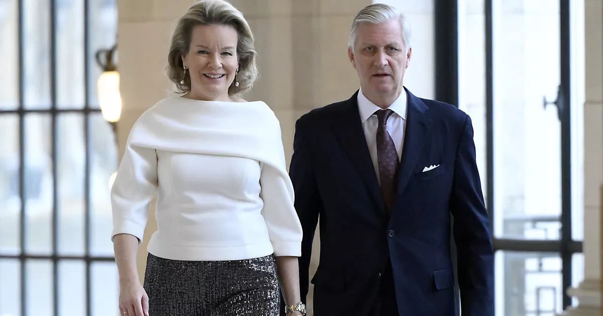 Philippe et Mathilde de Belgique, au plus près des athlètes aux Jeux olympiques de Milan