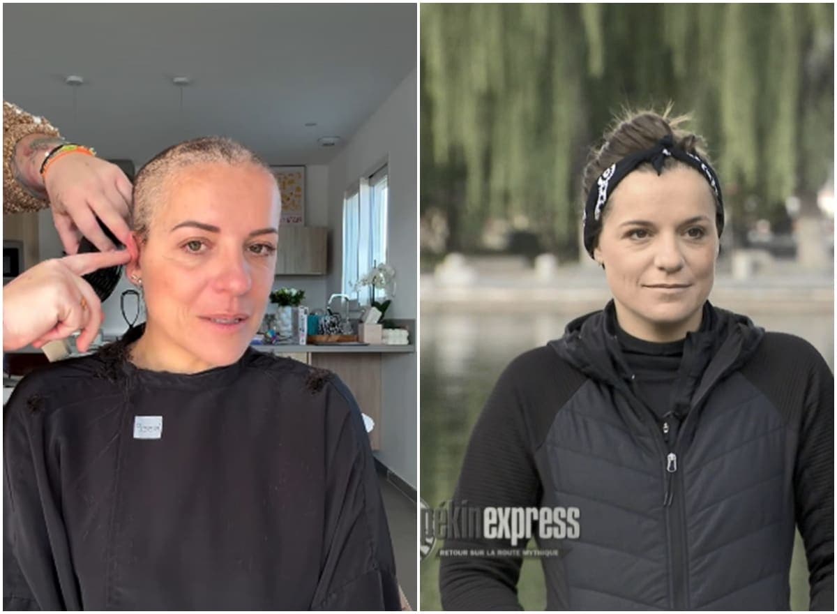 Julie (Pékin Express), atteinte d’un cancer, se rase les cheveux devant sa fille