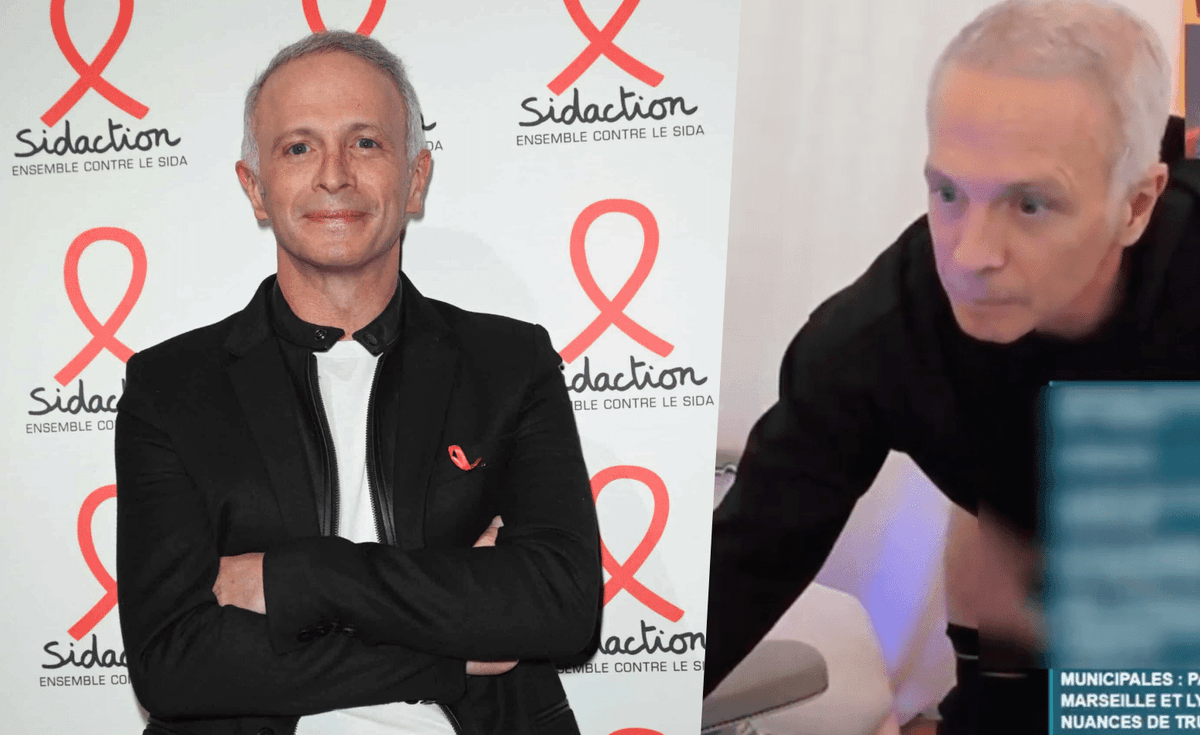 Samuel Etienne filmé le pantalon baissé en plein live