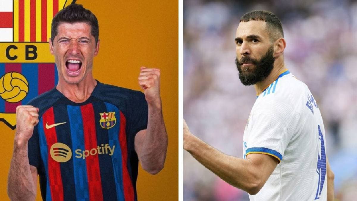 Liga: le président Javier Tebas a fait son choix entre Benzema et Lewandowski