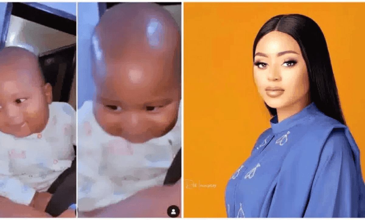 Ned Nwoko: l’actrice Regina Daniels dévoile le visage de leur 2e fils, sa tête fait polémique (photo)