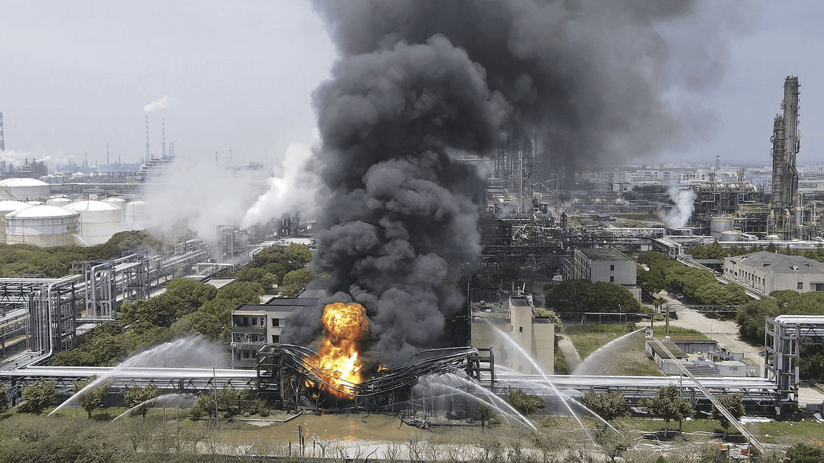 Chine: une explosion dans une usine chimique fait au moins cinq morts