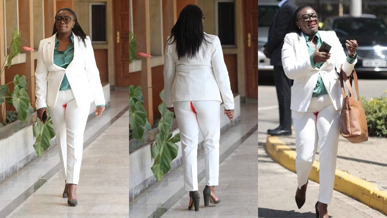 Kenya: une Sénatrice mise à la porte du Parlement pour une prétendue tache de sang (image)