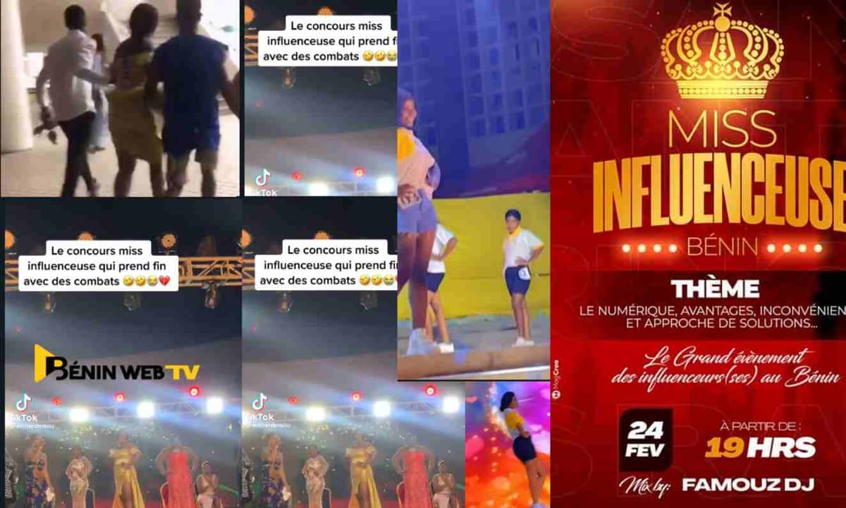 Bénin: violente bagarre au concours Miss Influenceuse 2023, des Iphone volés