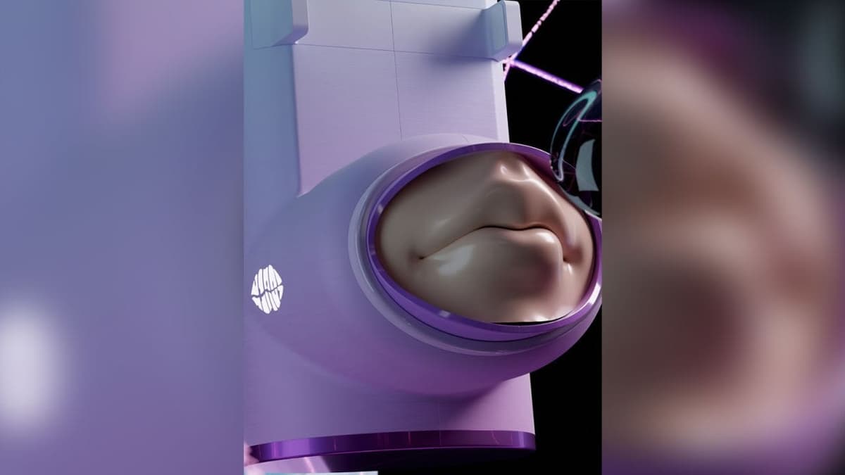 Une bouche en silicone chinoise pour embrasser à distance son partenaire