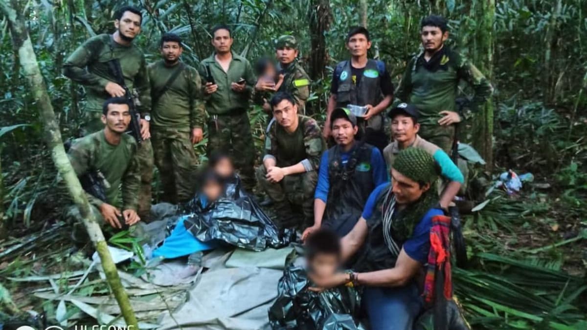 Colombie : les quatre enfants perdus dans la jungle depuis 40 jours retrouvés vivants