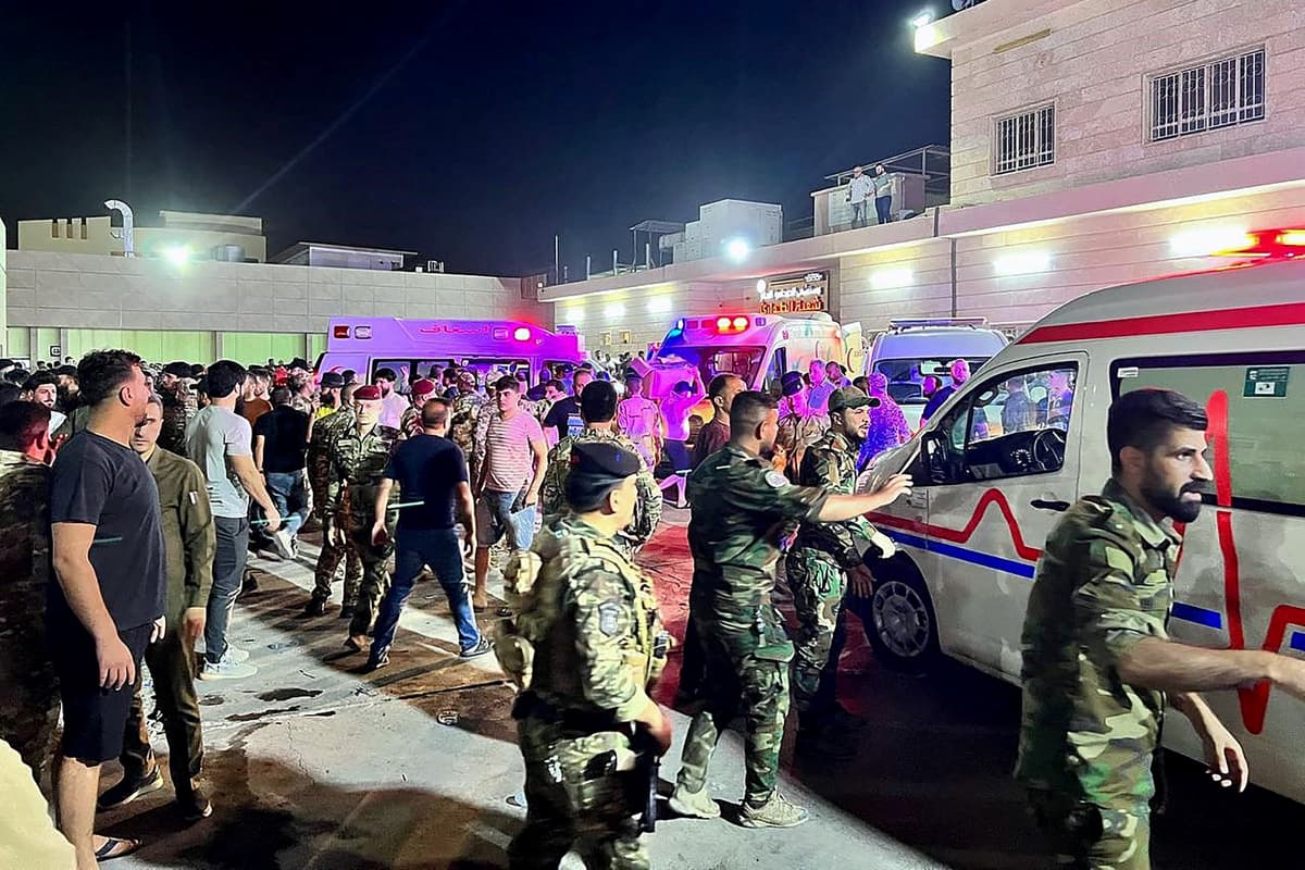 Irak: plus de 100 morts dans un incendie lors d’un mariage