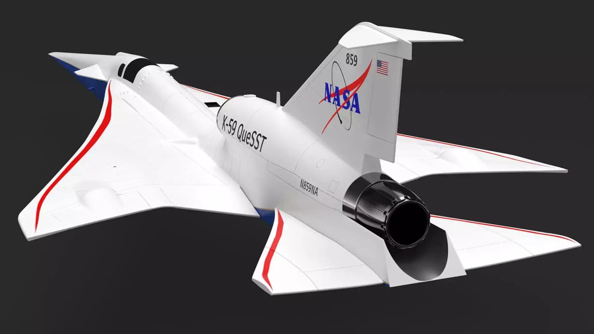Le X-59, l’avion supersonique qui reliera Londres à New York en 90 minutes