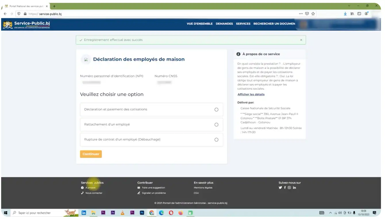 Bénin – Plateforme « Gens de maison » : une solution numérique interopérable avec l’ANIP