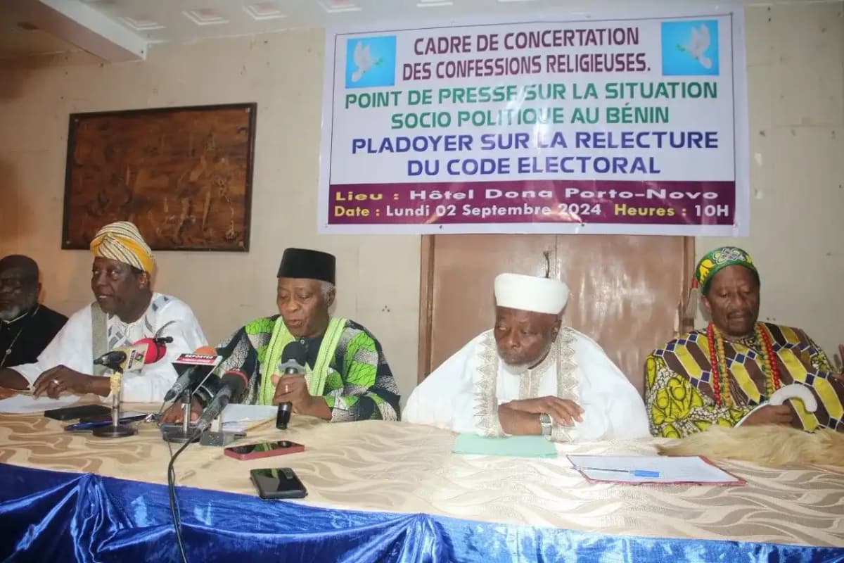 Présidentielle 2026 au Bénin: le cadre de concertation des confessions religieuses en mission pour « la paix et le vivre-ensemble »