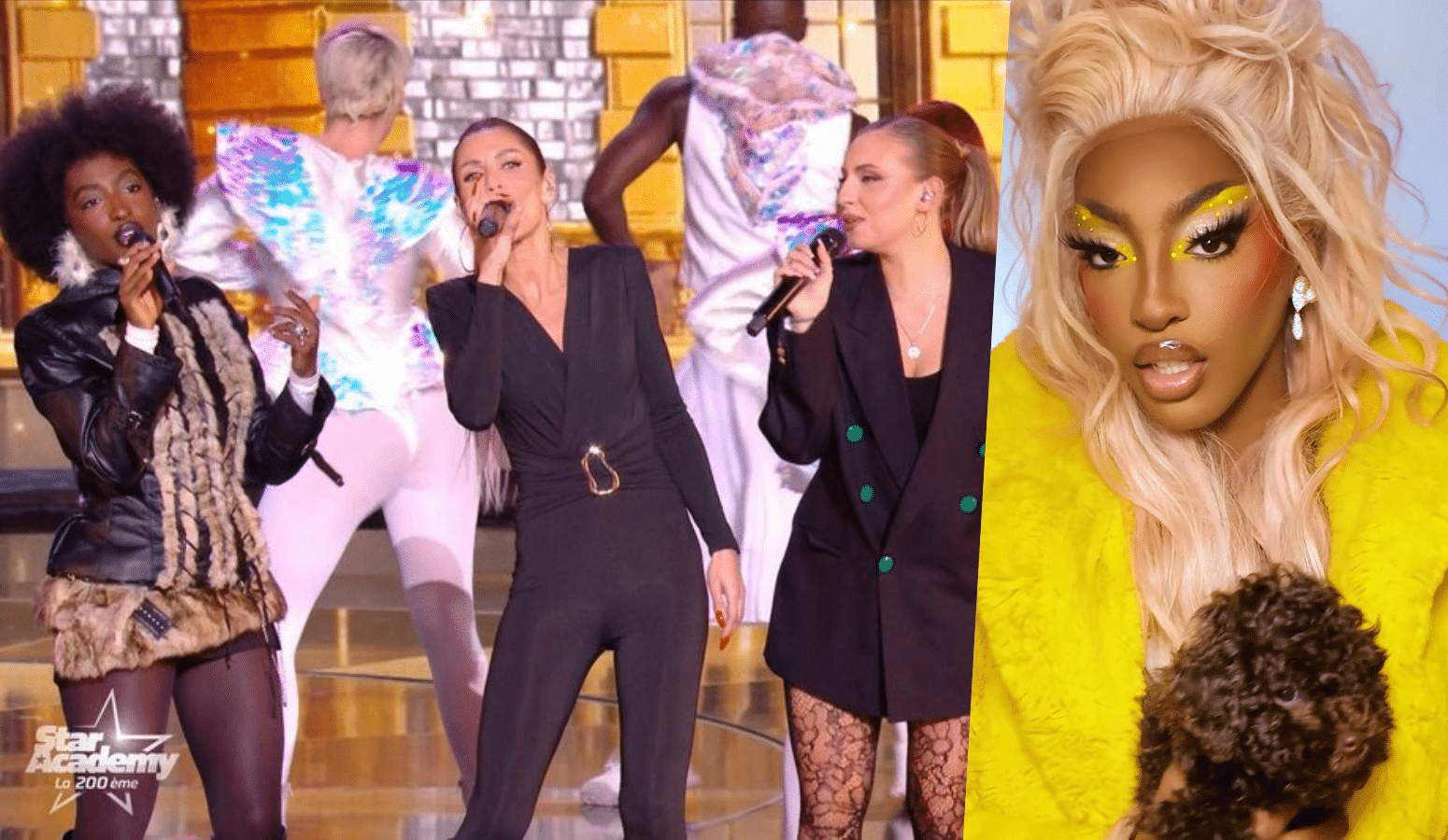 Star Academy — Ebony Cham méconnaissable transformée en drag queen