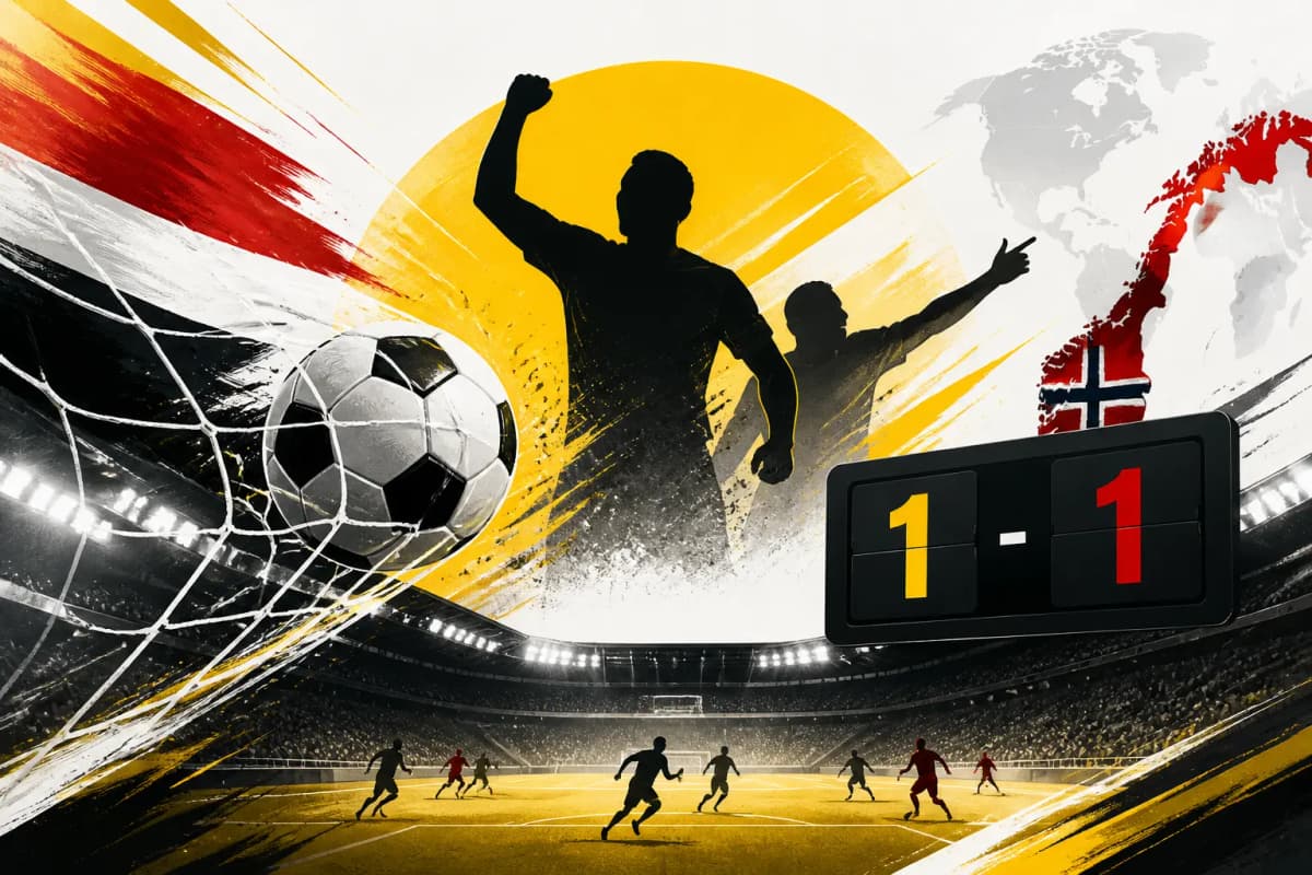 Irak 1-1 Norvège : Hussein égalise pour l’Irak