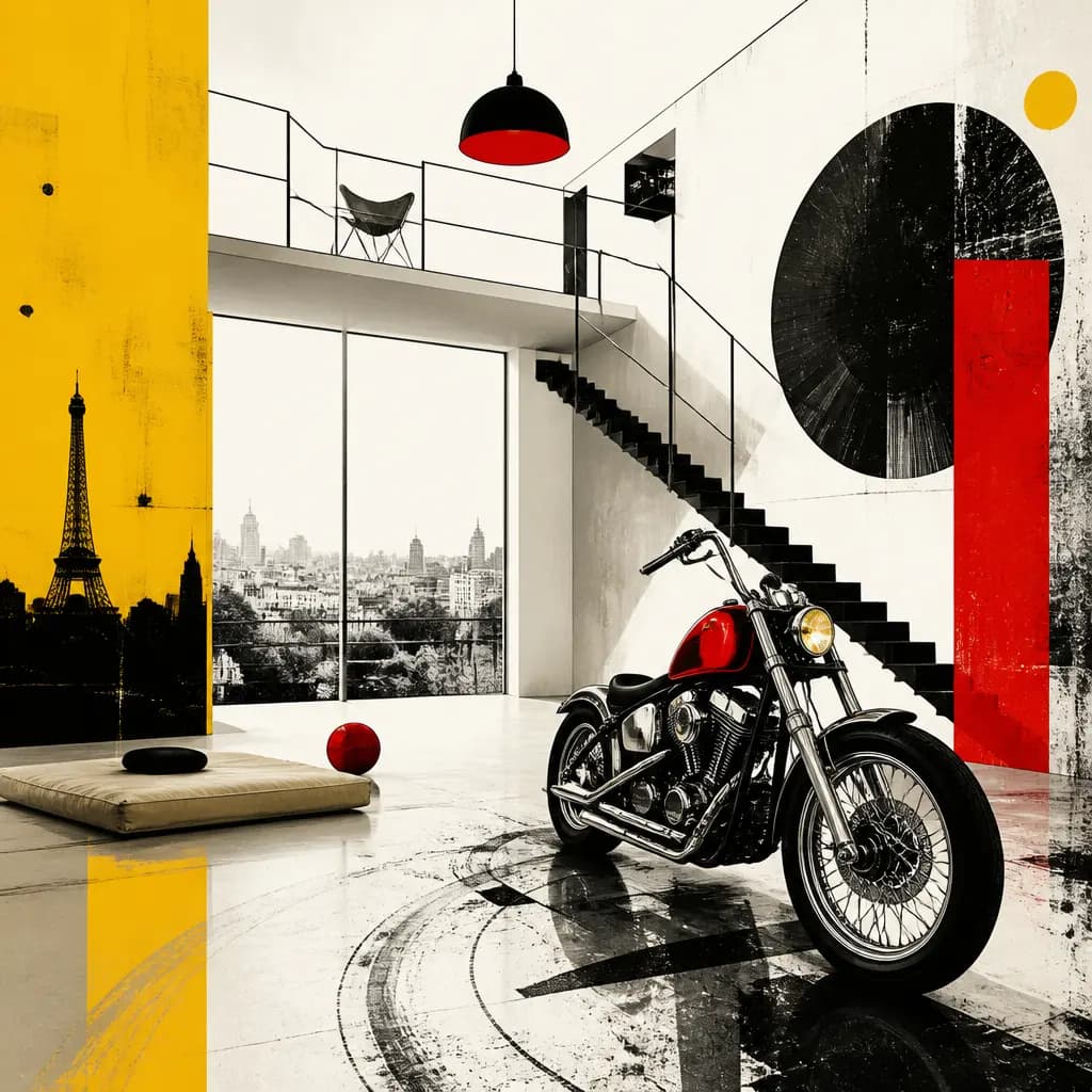 Michel Polnareff : le duplex presque vide de Neuilly où il faisait de la moto