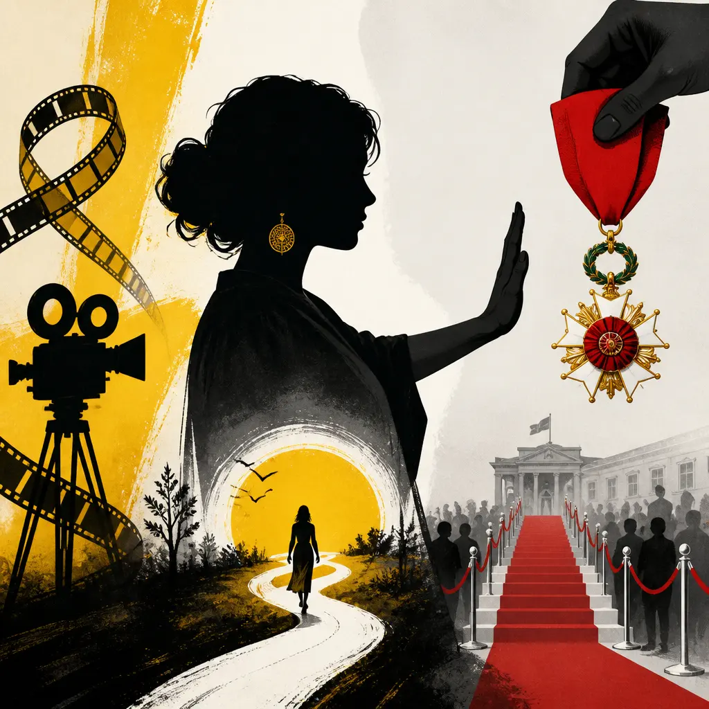 Rachida Brakni refuse la Légion d’honneur et est comparée à Geneviève de Fontenay