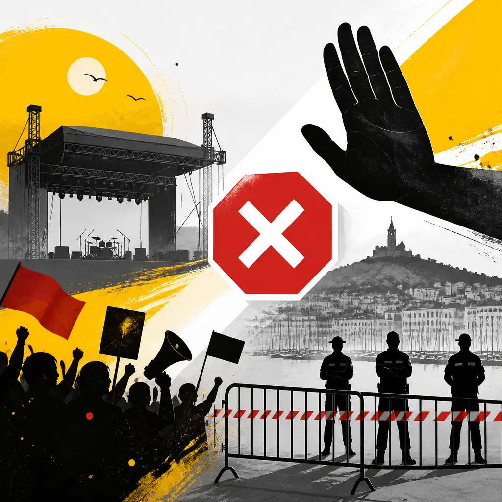 Amir encore contraint d’annuler un concert à Marseille pour raisons de sécurité