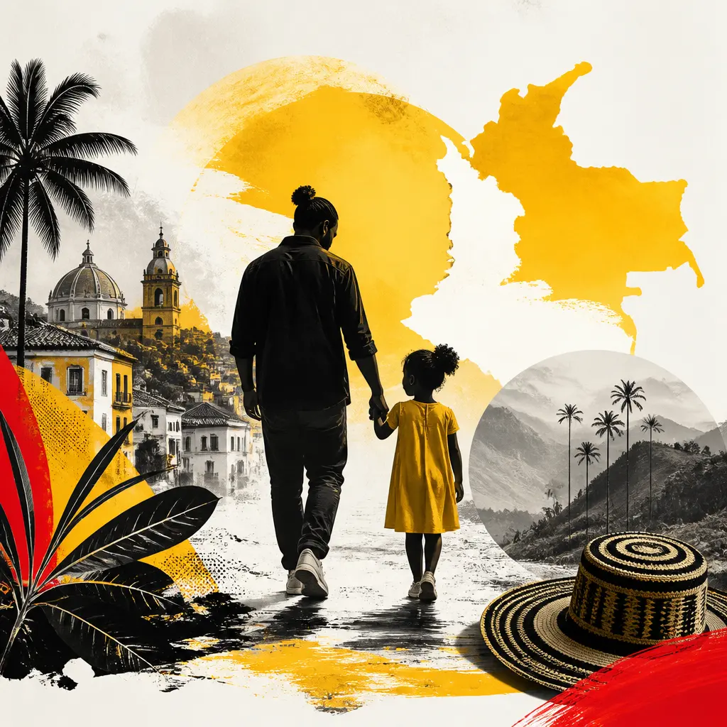 Slimane part pour la Colombie, pays d’origine de sa fille Esmeralda