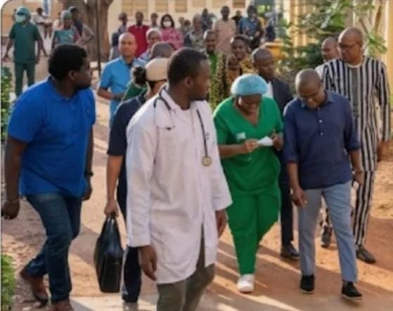 Parakou: visite surprise du président Romuald Wadagni aux urgences du CHD du Borgou
