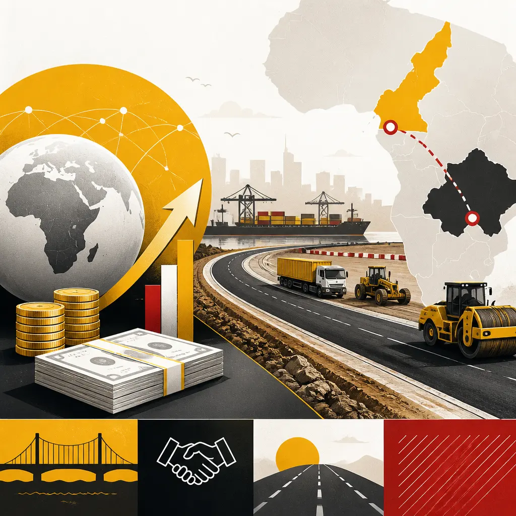 Cameroun : un premier financement annoncé pour le corridor routier Douala-Bangui